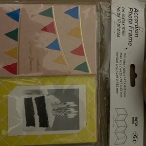 Instax mini photo frames.